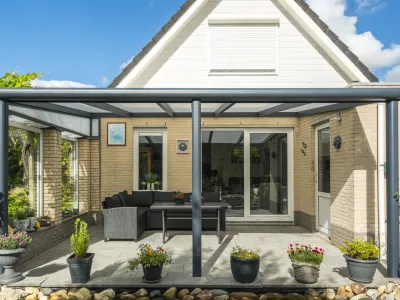 Pergola adossée mur