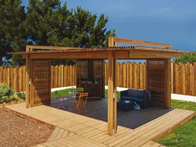 Pergola bois